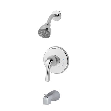 Symmons 9602-PLR-1.5-TRM Origins Tub and Shower Trim Package with Single Functi