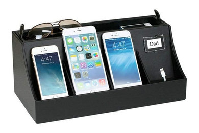 Desktop Smartphone Charging Station and Valet