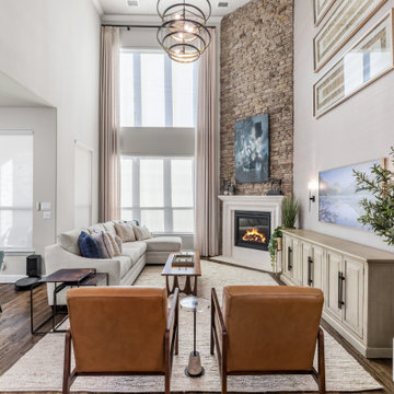 Builder Basic Becomes Transitional Dream Home