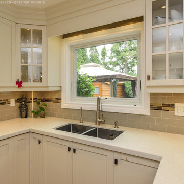 White Awning Window in Great Kitchen - Renewal by Andersen Greater Toronto