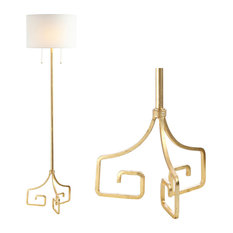 gold tone floor lamps