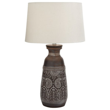 Bohemian Brown Ceramic Table Lamp 94425