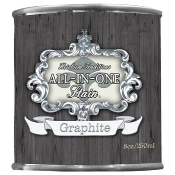 ALL-IN-ONE Gel Stain by Heirloom Traditions, Graphite, 8oz
