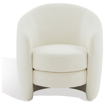 Safavieh Couture Danianna Boucle Accent Chair Ivory