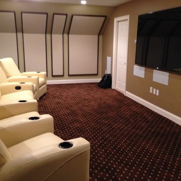 Custom Home Theater in Attic