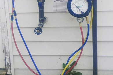 Testing a PVB backflow preventer for an irrigation system