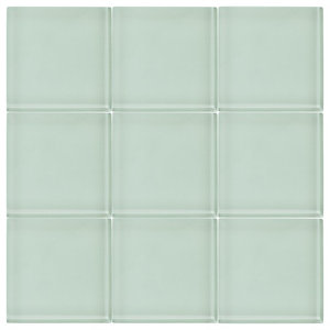 Cream 4 X4 Glass Subway Tile, 4×4 Glass Tile