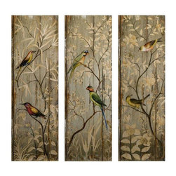 42 in. H Calima Bird Wall Decor (Set of 3) - Wall Decor