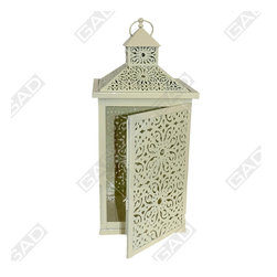 IVORY CARVED HANGING LANTERN - Candles & Candle Holders
