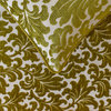 Green Velvet Full 68"x18" Bed Runner With Pillow Cover- Enchanted Chartreuse