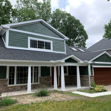 Siding Installation - James Hardie Shakes and Shingles in Mountain Sage