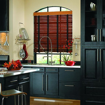 FAUX WOOD BLINDS with CLOTH TAPE - Lafayette Fidelis Faux Wood Blinds
