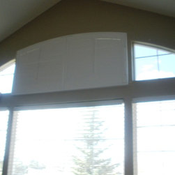 Arch Shaped PolyCore Shutter install - Interior Shutters