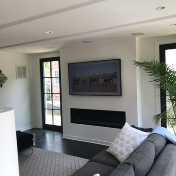Living Room Surround System with Samsung "Frame" Art TV