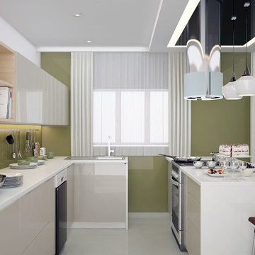 Modular kitchen cabinets