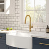 Kinzie Single Handle Pull-Down Kitchen Faucet Brushed Bronze