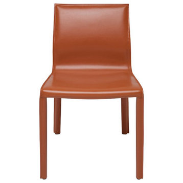 Nuevo Furniture Colter Dining Side Chair in Ochre