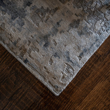Cambria Smithfield + Marble With Stained Cabinets