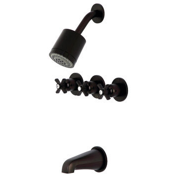 Kingston Brass KBX813.ZX Millennium Tub and Shower Trim Package - Oil Rubbed