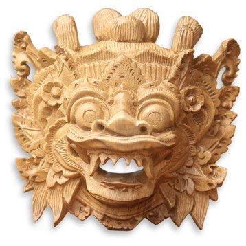 Magical Barong Wood Mask