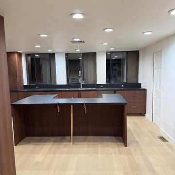 Dekton Sirius Kitchen Countertops & Mitered Island | Kirkland, WA