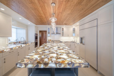 Transitional kitchen photo in New York