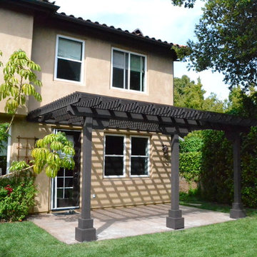 Wood Lattice Patio