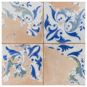 Kings Luxe Heritage Leaves Ceramic Floor and Wall Tile