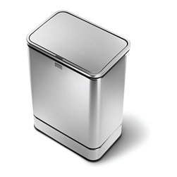 simplehuman - 40 Litre Rectangular Sensor Can - Trash Cans
