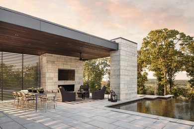 Pool - contemporary pool idea in Other