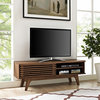 Modern Urban Living Media TV Stand Console Table, Wood, Brown