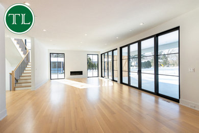 Home design - country home design idea in Chicago