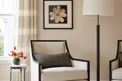Inspiration for a transitional living room remodel in San Francisco