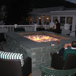 Slate Sculping Fireplace Surround - Fire Pits