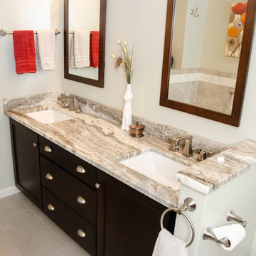 Cozy and Warm Like a Cafe Latte- Bathroom Remodel