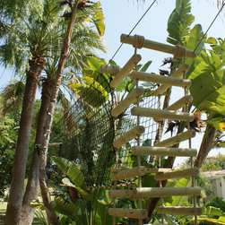 4-sided Rope Ladder - Garden Playhouses