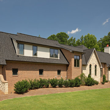 Briarwood Brick & ARRIS-stack Thin Stone Home - South Carolina
