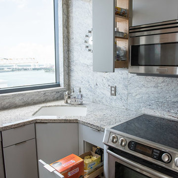 Modern Kitchen Update Done in a Fashion Grey Color