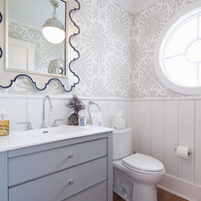 Powder Room With Tub