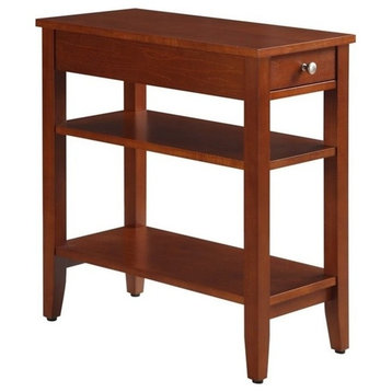 Pemberly Row 3 Tier End Table in Cherry