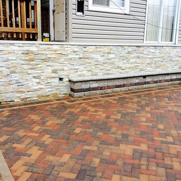 Unilock Patio & Sitting wall