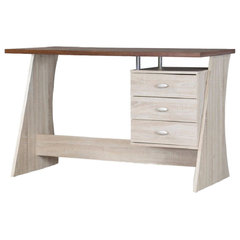 Home Candon Desk Distressed Brown Oak