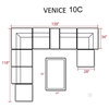 Venice 10 Piece Outdoor Wicker Furniture Set 10C