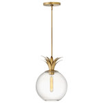 HInkley - Hinkley Palma Small Pendant, Heritage Brass - Palma charmingly blends European elegance with timeless touches of the classic pineapple motif. Sophisticated and modern, Palma is infused with a dash of Old World glamour. This enduring design creates a balanced sensation of both refinement and ease as part of its overall appeal.