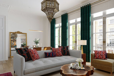 Living room 3D rendering