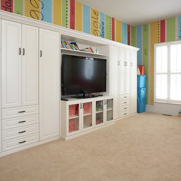 Gorgeous Murphy Bed & Storage Options for Child's Bedroom