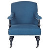 Devona Arm Chair - Steel Blue