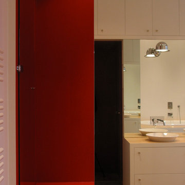Douche et reflet