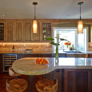 Rustic Los Gatos Kitchen
