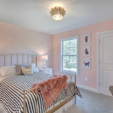 Soothing Grays and Navy Home